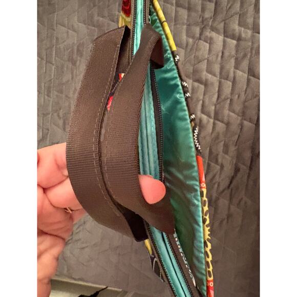 Retired Vera Bradley Neoprene Laptop Cover Case w/ Handles Flower Shower - Picture 6 of 8